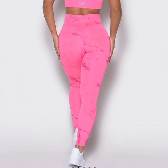 Bombshell Sportswear for marble leggings in cotton candy skies size LARGE NWOT - Picture 8 of 9